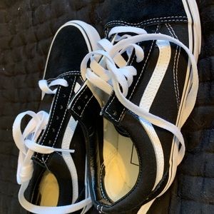 Never worn black vans